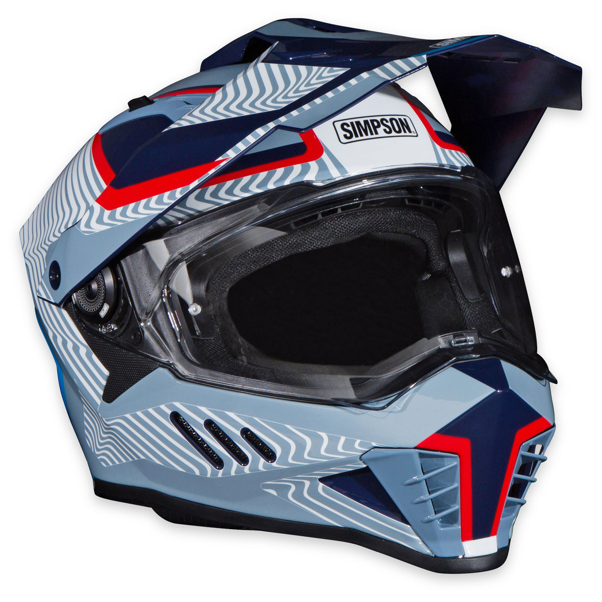 Simpson Motorcycle Xcursion Bandit Helmet - Mojave Blue - Extra Large - XBMUGRXL