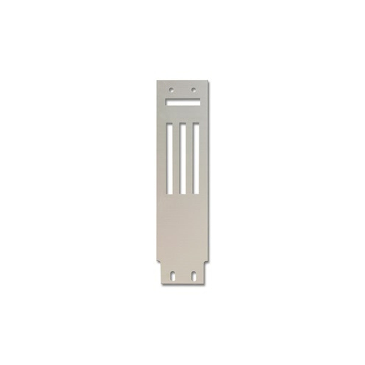 Scott Drake 1967 Dash Panel Heater Control Plate Insert, Brushed Aluminum - C7ZZ-6504410-HC