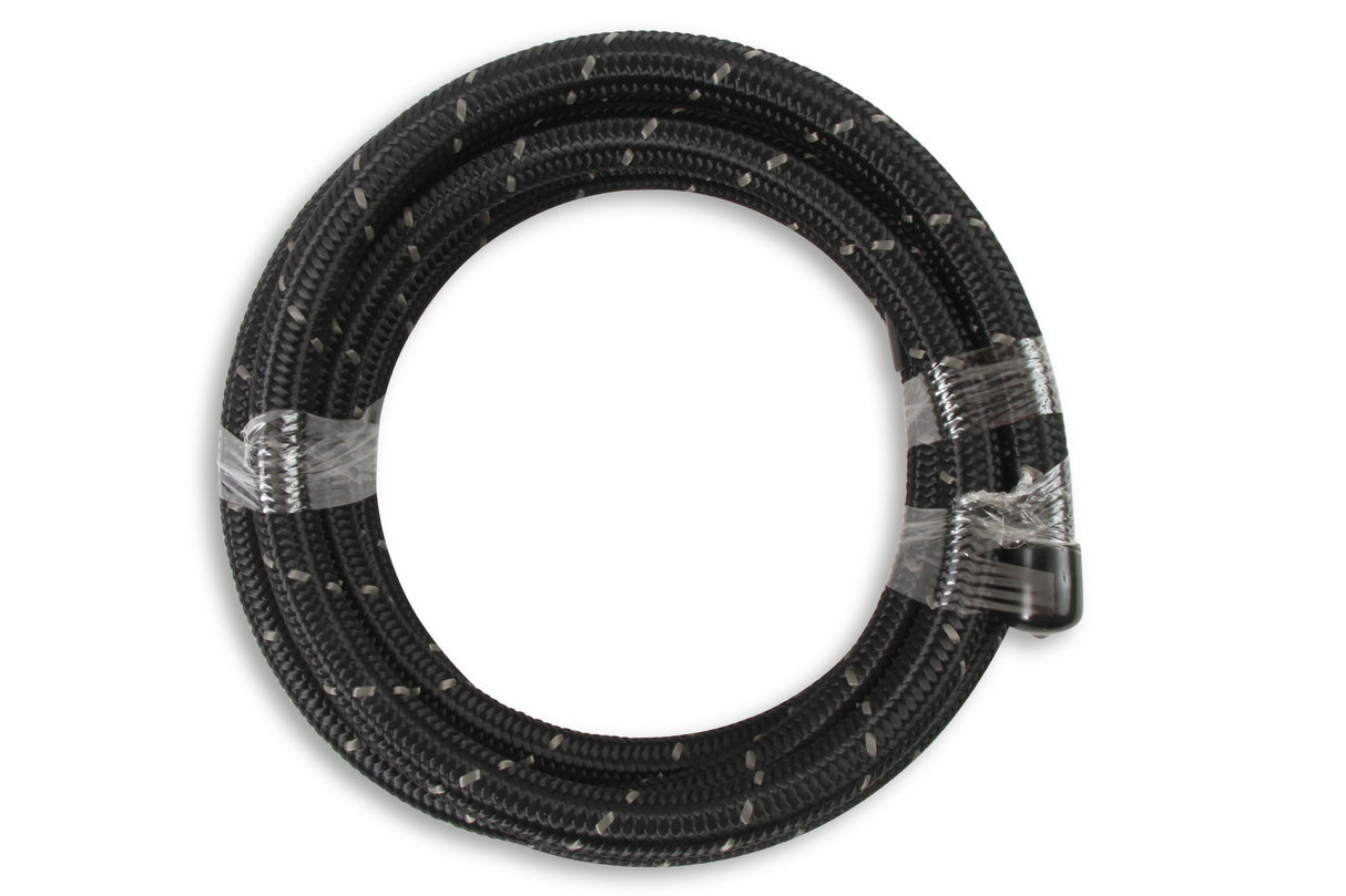 Mr Gasket Black Nylon Braided Hose 8 AN - 10 Feet - 841008