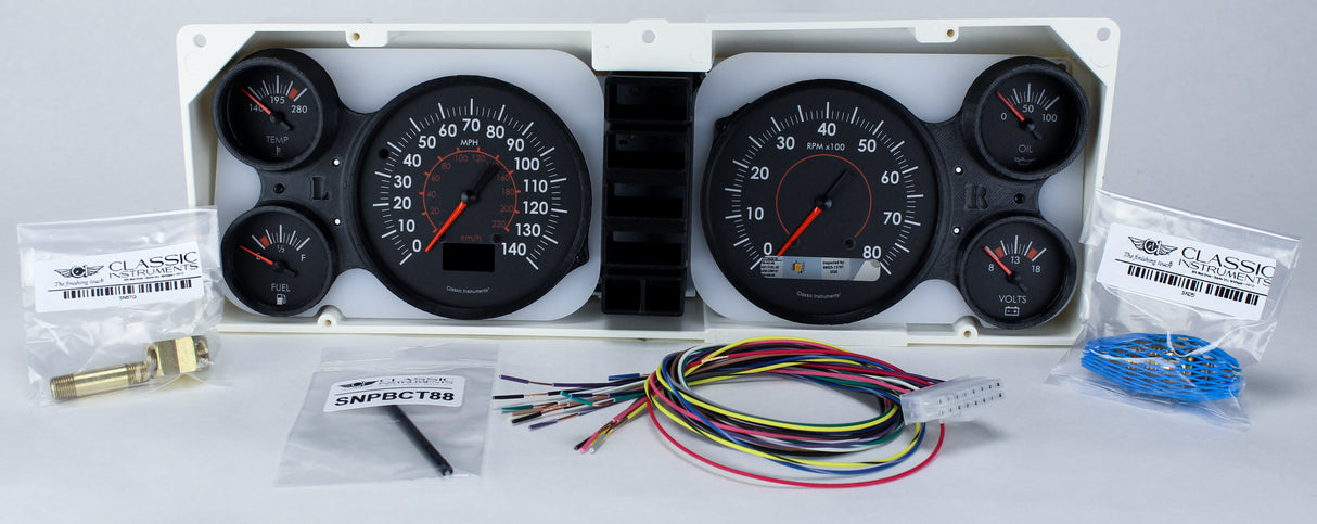 Classic Instruments 82-85 S 10 Direct Fit Instrument Cluster - CT82DOE