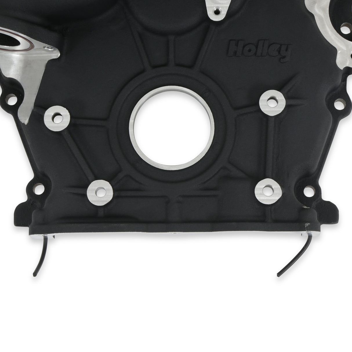 Holley 97-417 Timing Cover - Ford 7.3L Godzilla - Black