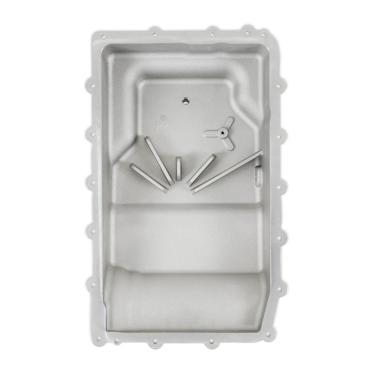B&M Hi-Tek Heavy-Duty Deep Transmission Pan - Ford 10R80 - Aluminum - Natural - 70400