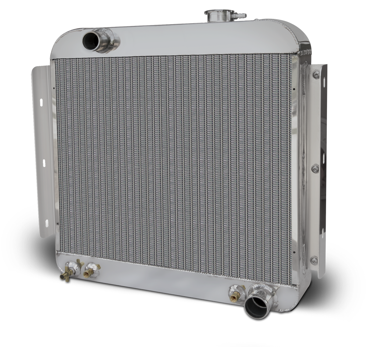 AFCO 1957 Chevy Car Aluminum Radiator and Shroud - Chevy Engine - 80170-B-SB-N 80170-S-NA-N