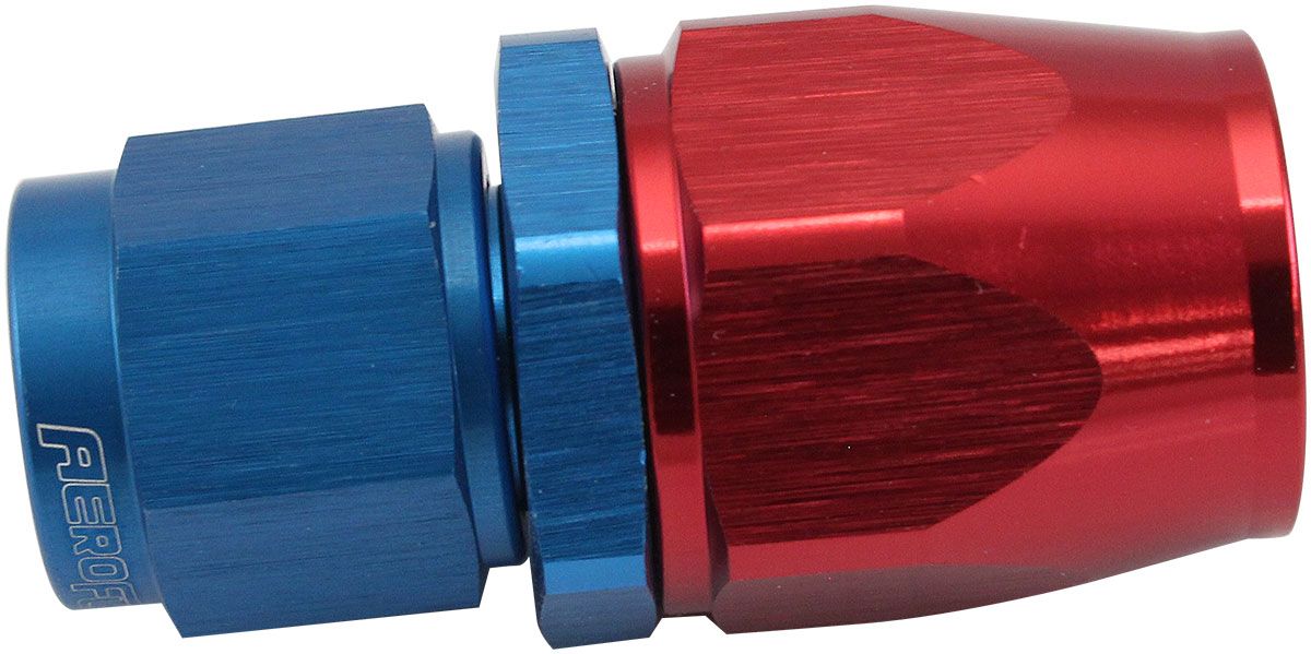 Aeroflow 200 Series Teflon Style One Piece Straight Stepped Hose End -6AN to -8 Hose (AF201-08-06D) AF201-08-06D