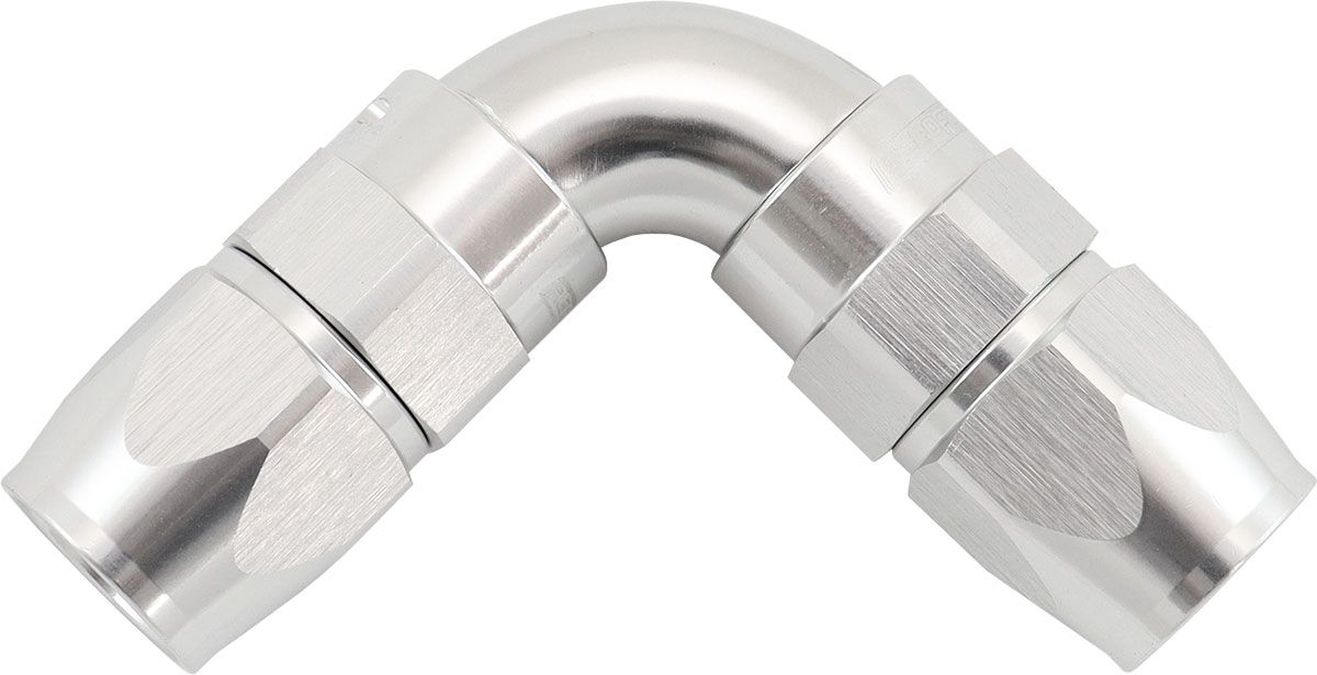 Aeroflow 590 Series PTFE 90° Dual Hose Ends -6AN (AF593-06-06DS) AF593-06-06DS