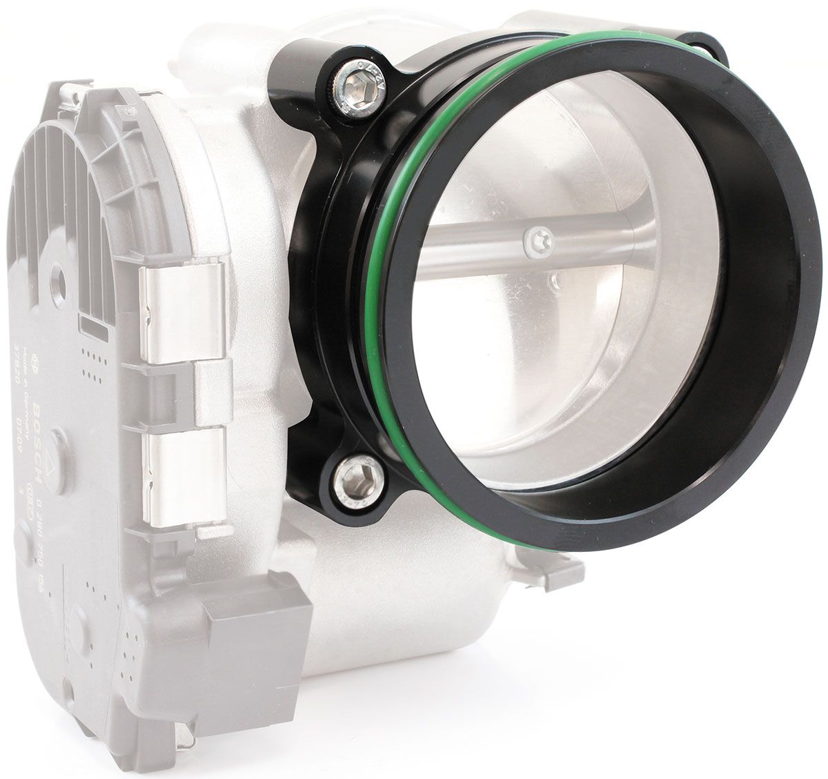 Aeroflow Bosch DBW Adapter, Black Finish (AF64-2141BLK)