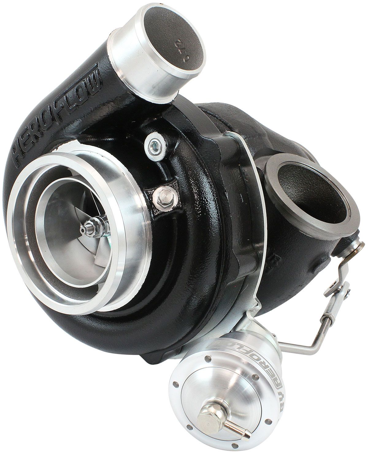 Aeroflow BOOSTED 6262 1.01 Turbocharger 900HP, Hi Temp Black Finish (AF8005-3062BLK)