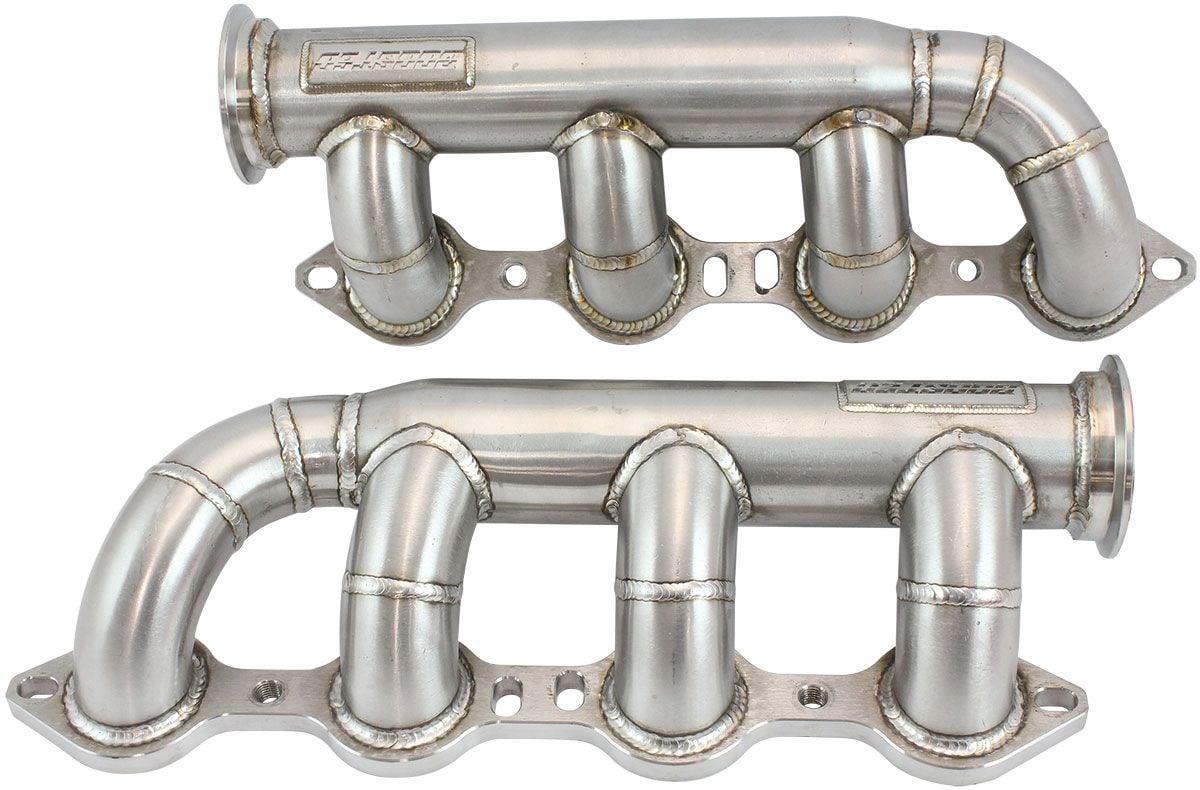 Aeroflow GM LS Twin Turbo Stainless Steel Turbo Manifolds (AF8400-2000) AF8400-2000