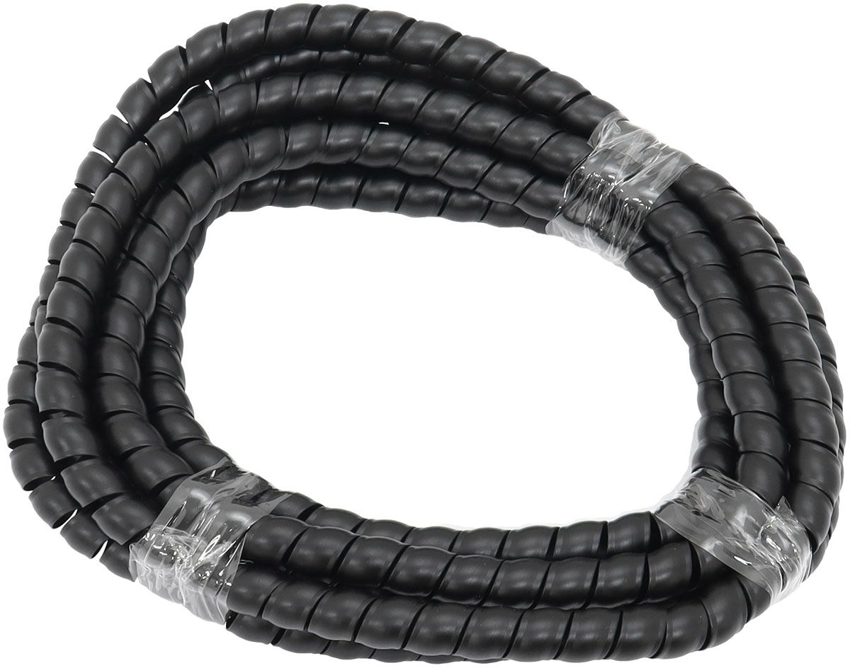 Aeroflow 6.3mm ID Spiral Wrap Black Cover - 1 Meter Length (AF91-9800) AF91-9800
