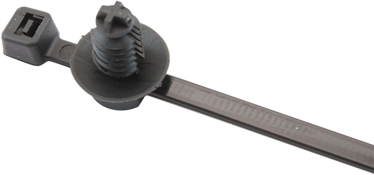 Aeroflow Two Piece Fir Tree Cable Ties 4.8mm Wide x 200mm Long - 1000 Pack (AF98-4822-1000)