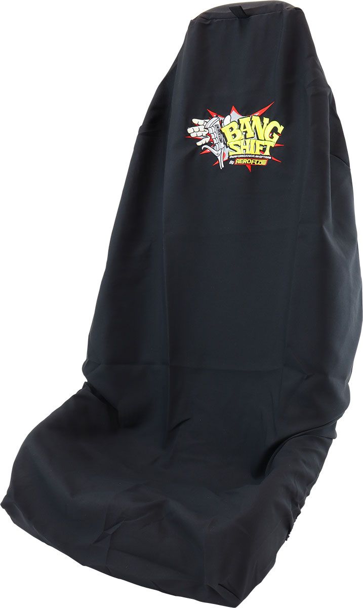 Aeroflow Bang Shift Throw Seat Cover - Black (AFBS-THROW) AFBS-THROW