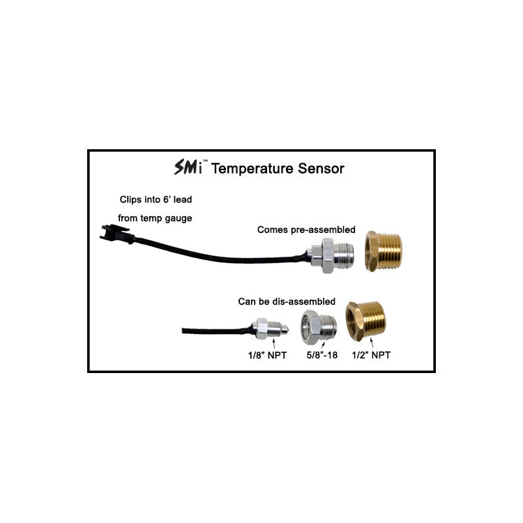 Longacre SMi™ Temperature Sensor with QD Lead & Manifold Fitting -100° - 340° - 52-43505