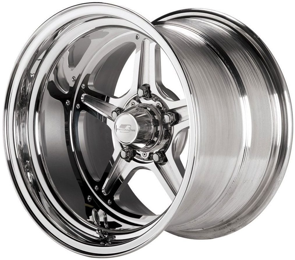 Billet Specialties Street Lite 15" x 10" Wheel, Polished (BSRS23510L6135) BSRS23510L6135