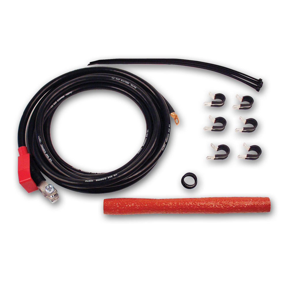 Longacre Rear Battery cable kit - 84 strand, 10ft #2 cable - 52-48000