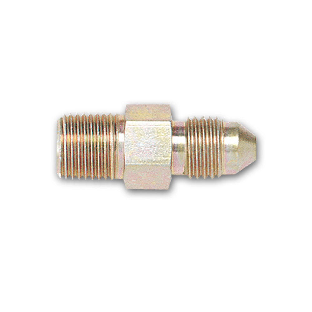 Longacre Caliper fitting - 1/8" NPT x #3 AN straight - 52-45243