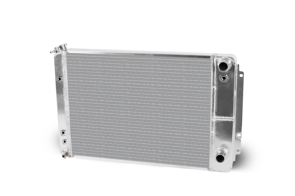 AFCO 1966-67 Chevelle Lsx Double Pass Crossflow Aluminum Radiator and Shroud - 84252-B-DB-N 84252-P-NA-N