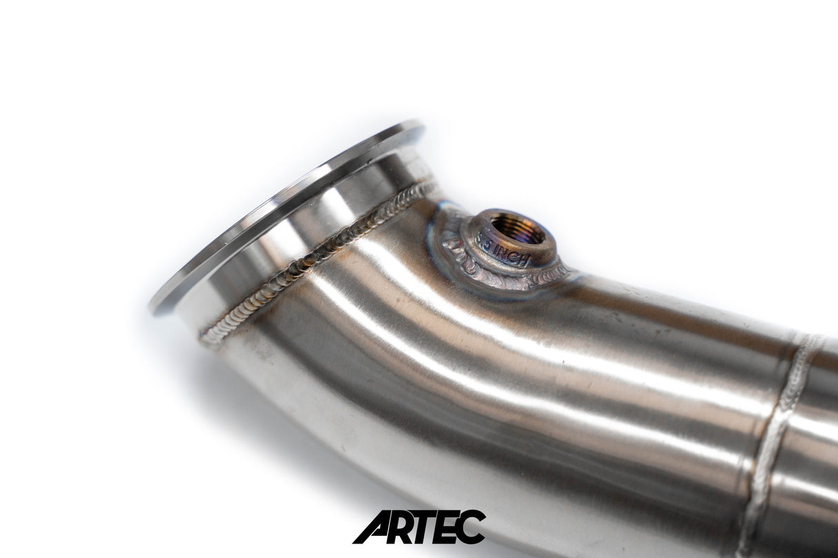 ARTEC Mitsubishi Evo X 4B11T 3.5" V-Band Downpipe
