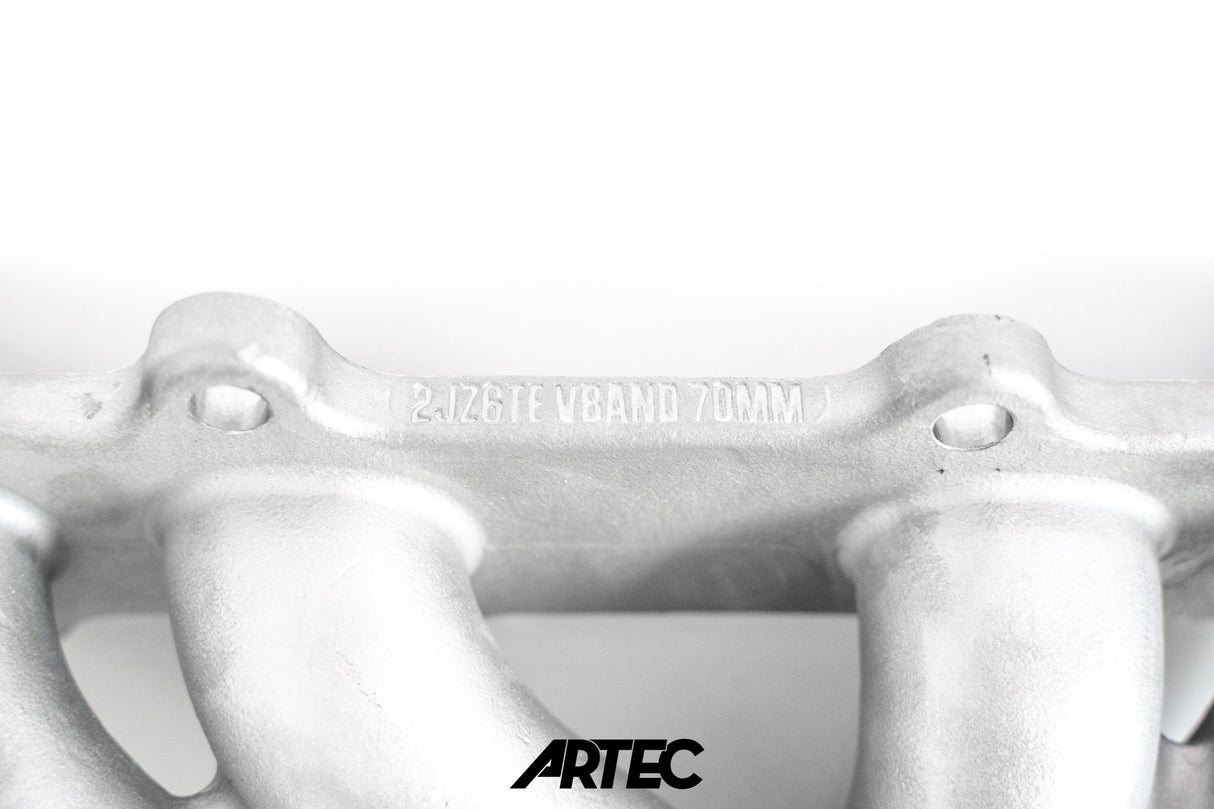 ARTEC Toyota 2JZ-GTE 70mm V-band Exhaust Manifold