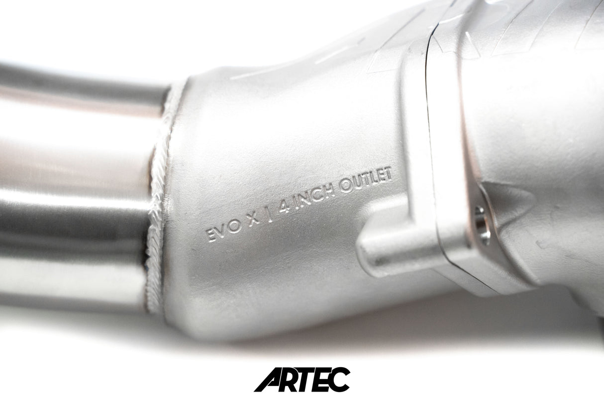 ARTEC Mitsubishi Evo 10 4B11T 3.5" Cast Dump / Front Pipe - Version 2