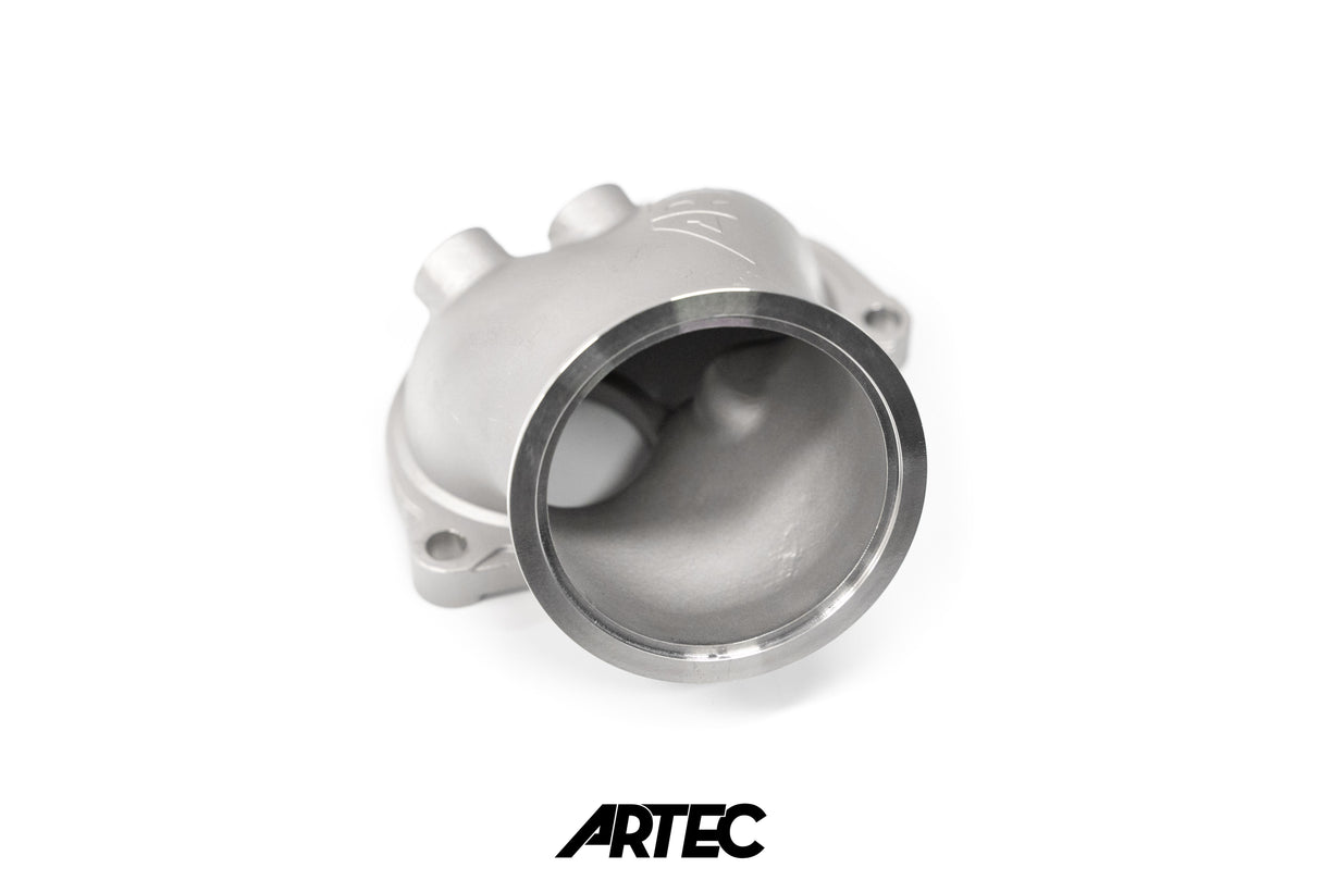 ARTEC Mitsubishi Evo 4-9 4G63 3.5” Cast Outlet O2 Housing Dump Pipe