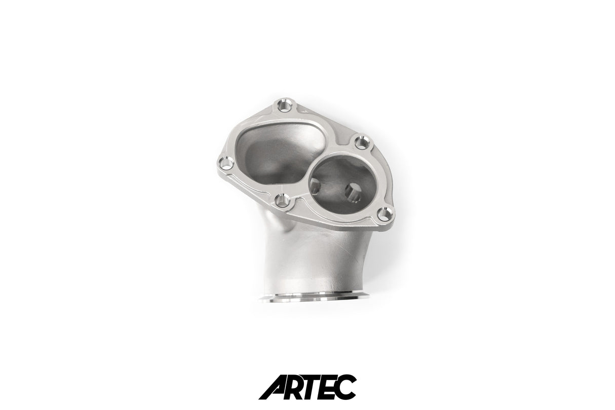 ARTEC Mitsubishi Evo 4-9 4G63 3.5” Cast Outlet O2 Housing Dump Pipe