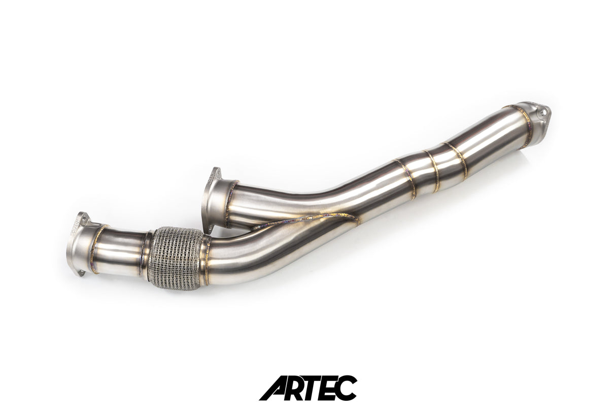 ARTEC Nissan RB26DETT Twin 3.5" Stock Frame Front Pipe