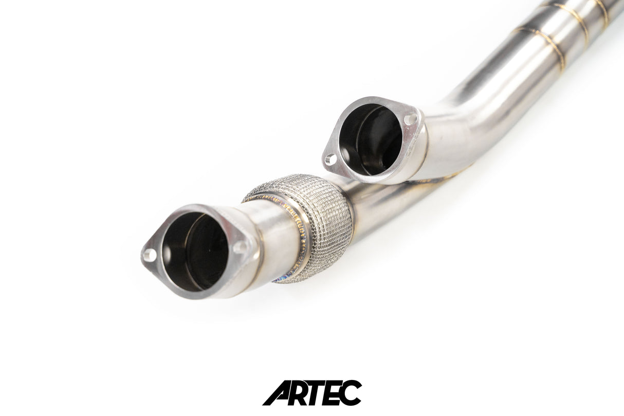 ARTEC Nissan RB26DETT Twin 3.5" Stock Frame Front Pipe