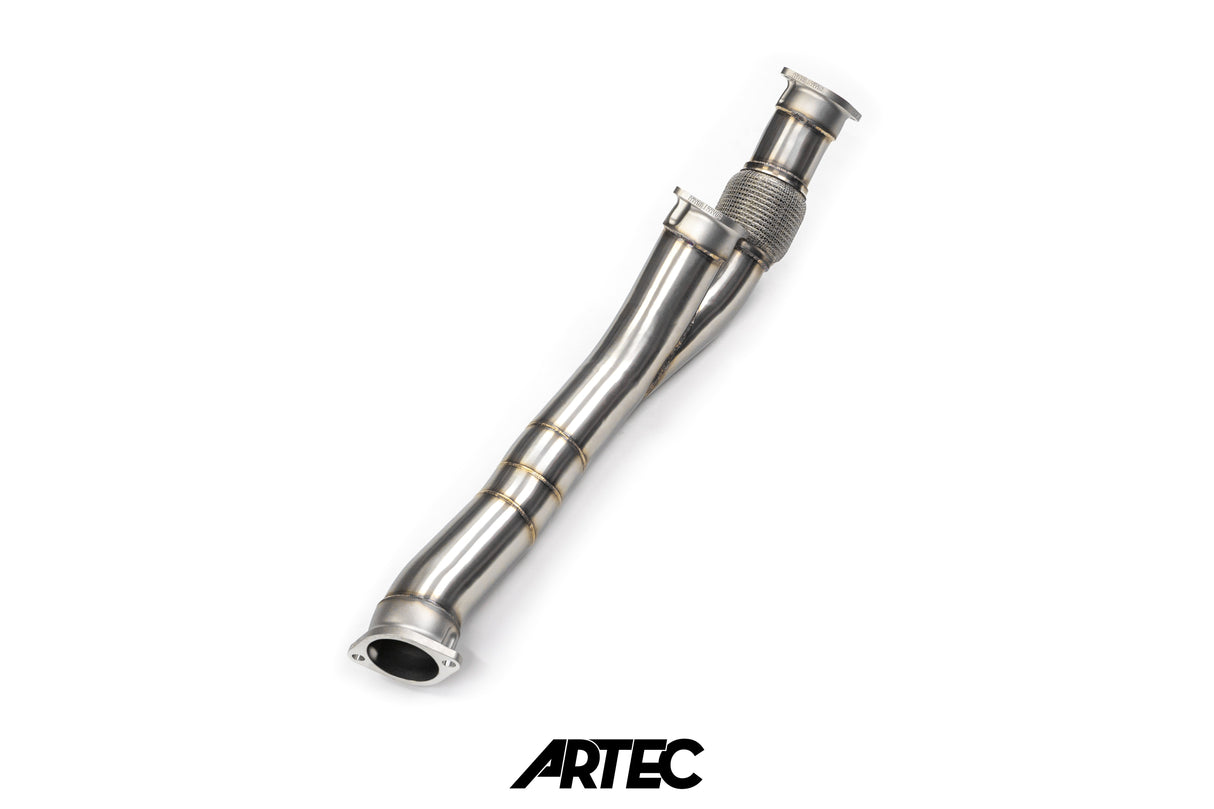 ARTEC Nissan RB26DETT Twin 3.5" Stock Frame Front Pipe
