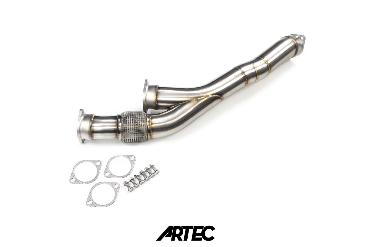 ARTEC Nissan RB26DETT Twin 3.5" Stock Frame Front Pipe