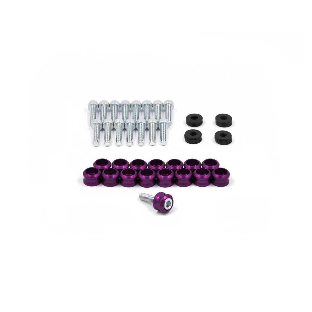 Rocker Cover Dress-Up Kit for Toyota JZ Engines 072-016 PURPLE