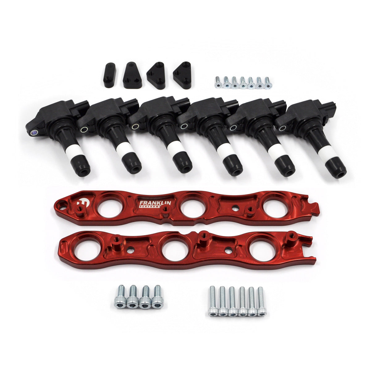 VR38 Coil Conversion Kit for Nissan RB Engines 069-005-RED, 069-021, 6 x 22448-JF00B