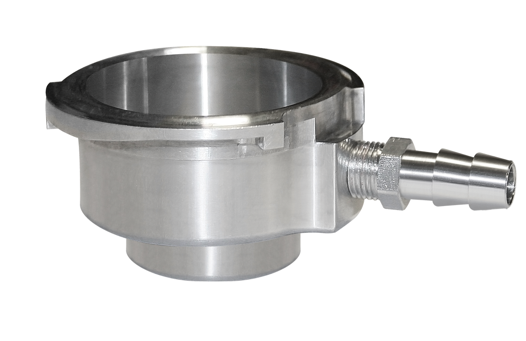 AFCO Billet Filler Neck With Overflow Barb - 80154BK 80154BK