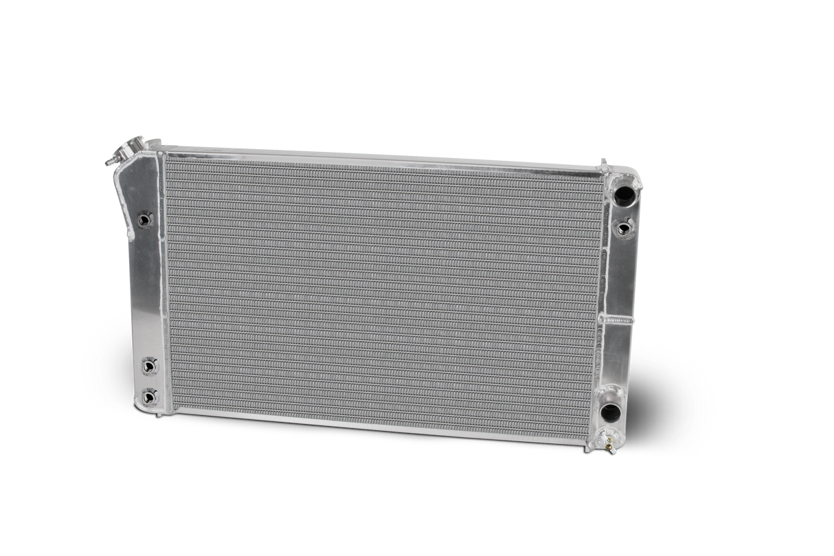 AFCO Chevelle Lsx Double Pass Crossflow Aluminum Radiator and Shroud - 84253-B-DB-N 84253-S-NA-N