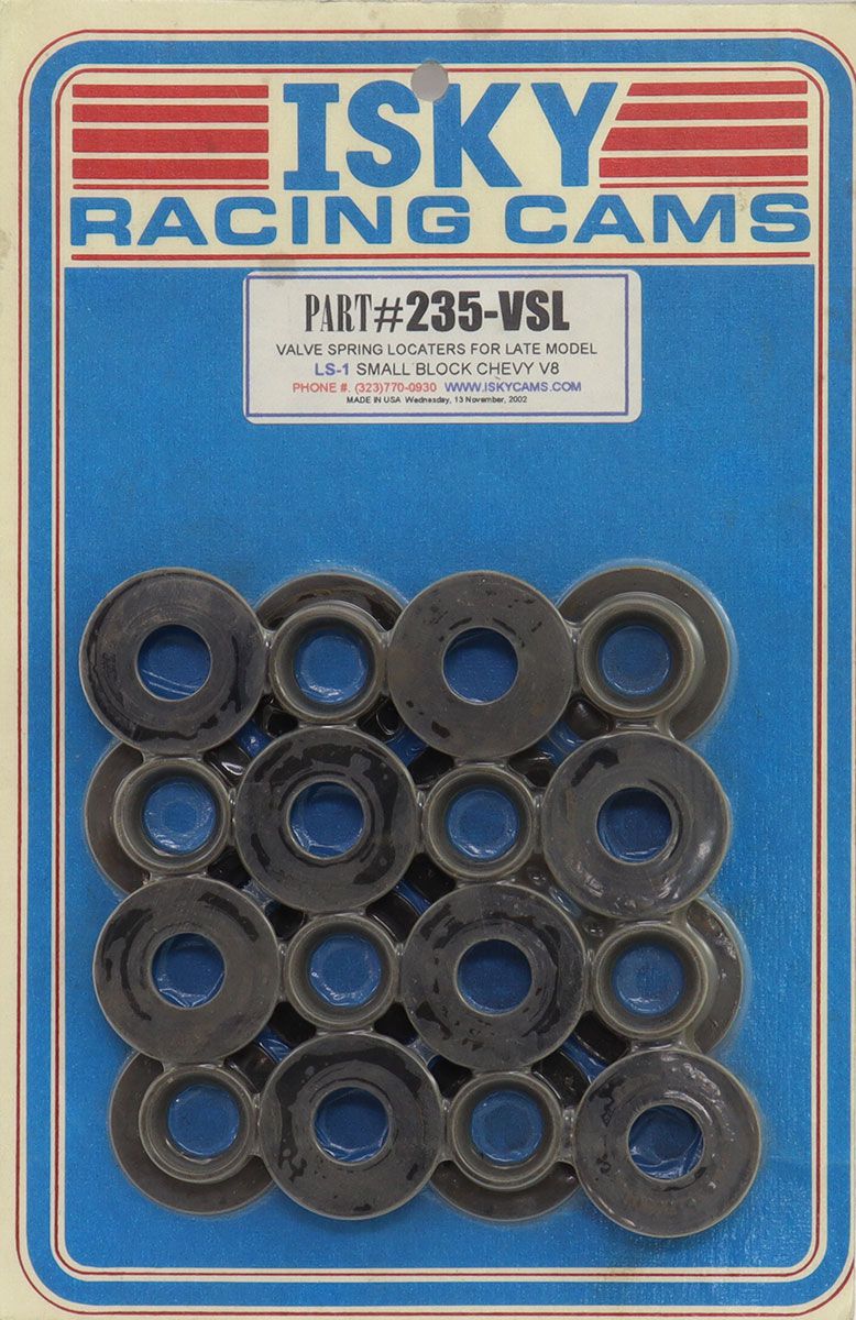 ISKY Chrome Moly Steel Valve Spring Locators .075" Thick (ISK235-VSL) ISK235-VSL