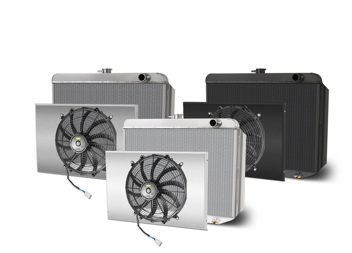 AFCO 22 Inch Mopar Aluminum Radiator and Shroud - 84296-B-NA-Y 84296-B-SP-N