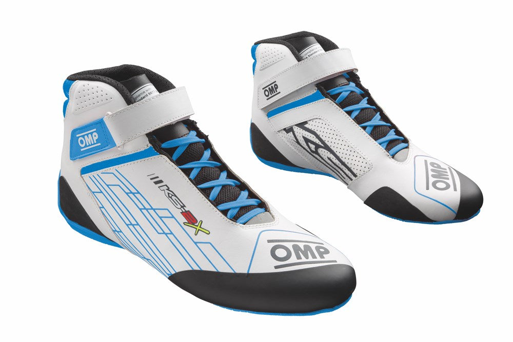 OMP Boots KS2X White/Cyan MY2026