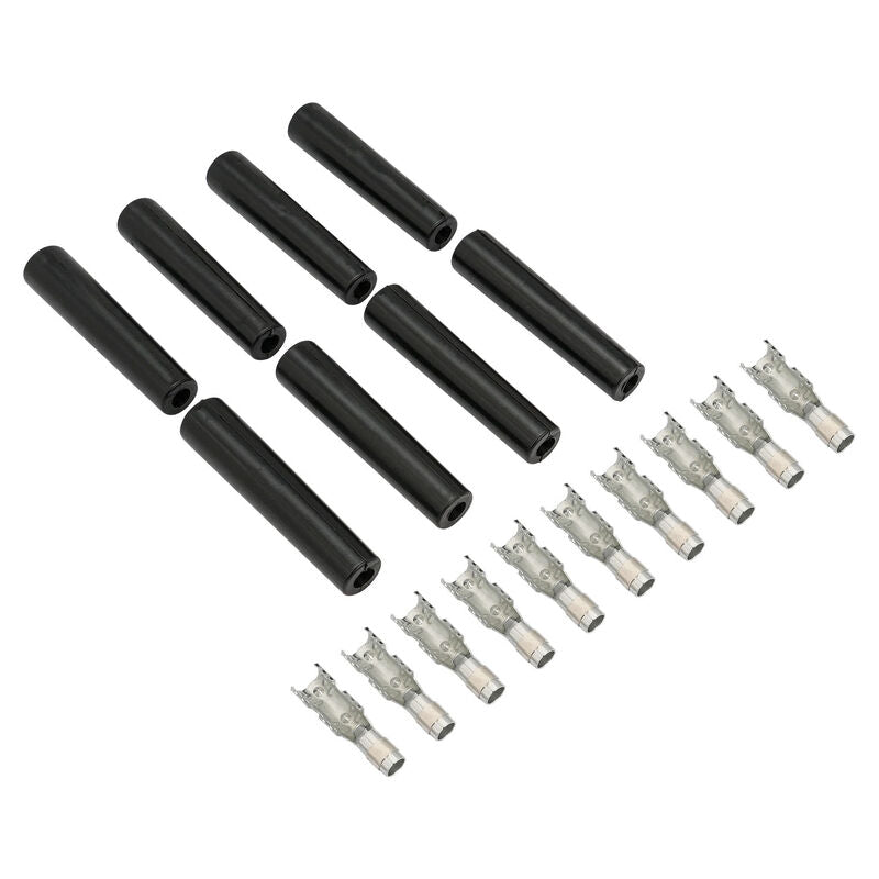Proflow SuperMax Wire, Straight Spark Plug Boot and Terminal Kit, 8 Boots, 10 Terminals, Kit - PFE-L180SPBTKT PFE-L180SPBTKT