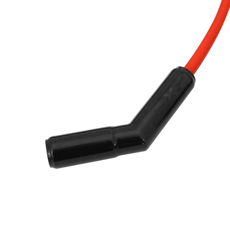 Proflow SuperMax Wire, Ignition Lead Kit, 8.5mm Spiral Core, Red, Ceramic 135 Deg Plug, Hei & Socket Cap, Universal, V8 with Separator Set - PFE-L85135RC