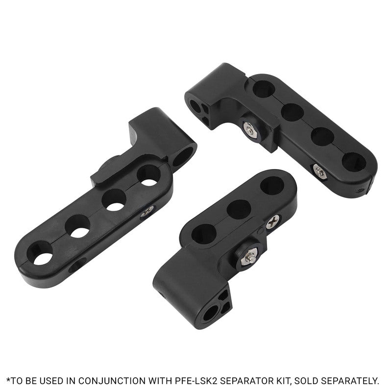 Proflow SuperMax Wire, Lead Separator Post Kit, Horizontal Mount, High Temp Nylon, Set of 6 - PFE-LHPK2