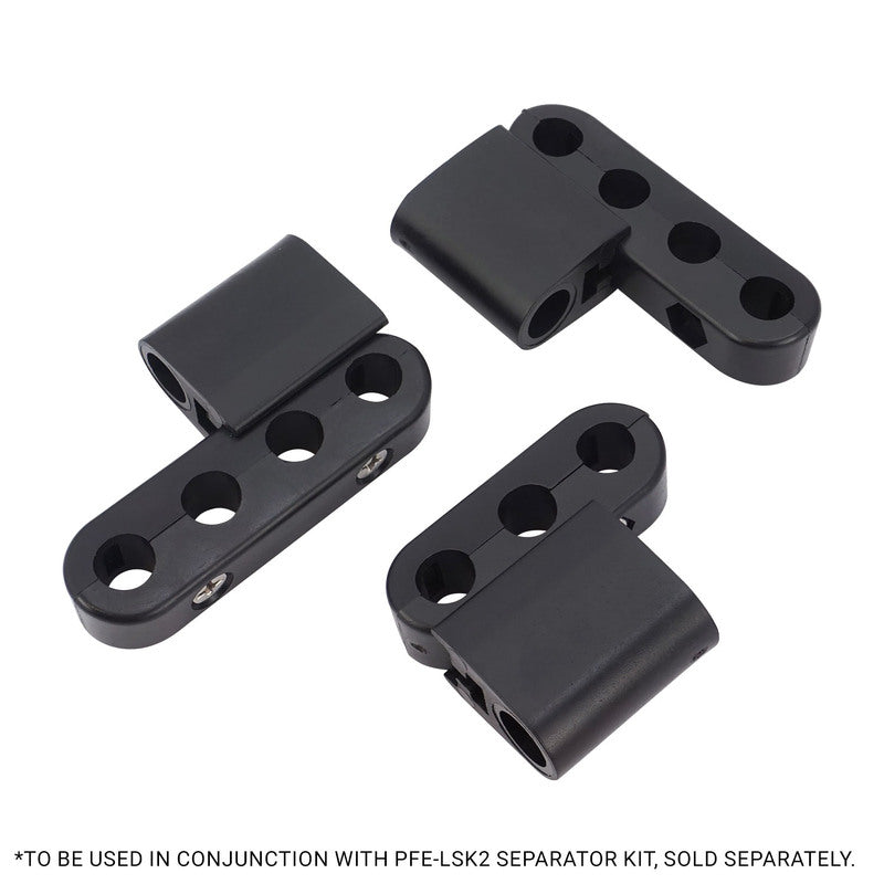 Proflow SuperMax Wire, Lead Separator Post Kit, Vertical Mount, High Temp Nylon, Set of 4 - PFE-LVPK1