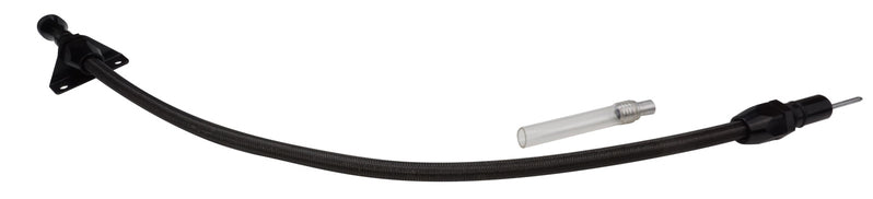 Proflow Transmission Dipstick, Braided Stainless/Black Steel, Firewall Mount, 700R4, 4L60E, Each - PFE-R5106BK PFE-R5106BK