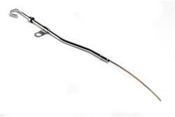 Proflow Dipstick with Tube, Engine Oil, Steel, Chrome, Crysler, Mopar, B Block, Each - PFE-R9225 PFE-R9225