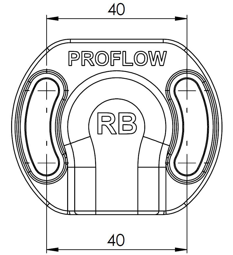 Proflow Cylinder Head Oil Drain Fitting Kit, For Nissan RB20/RB25/RB26, Billet Aluminium, Black - PFE-RBOD-08