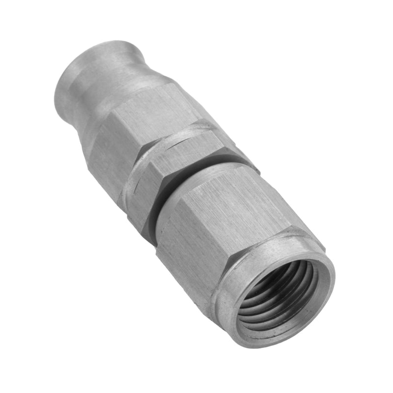 Proflow Stainless Steel Straight Hose End Hose End -04AN For PTFE Hose - PFE201-04 PFE201-04