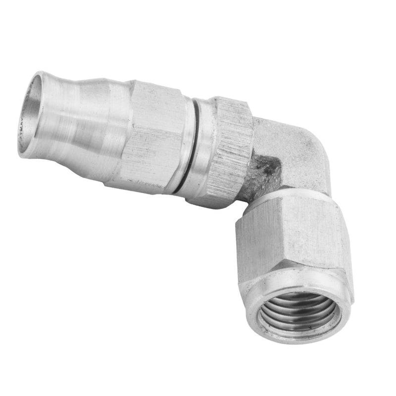 Proflow Steel 90 Degree Hose End Hose End For -03AN PTFE Hose - PFE203-03S PFE203-03S