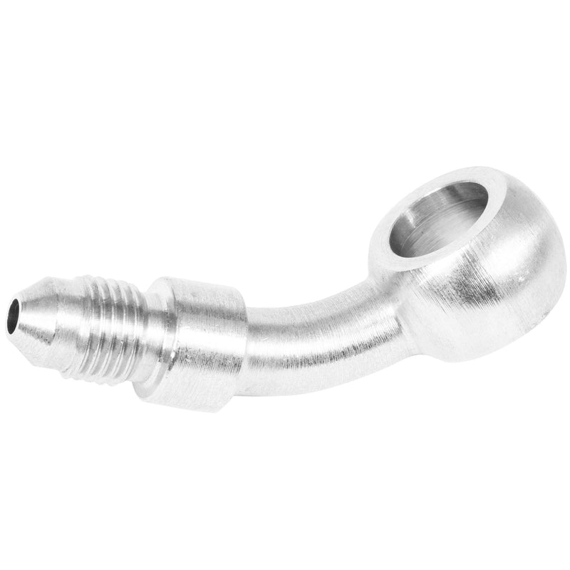 Proflow Chrome -03AN To 45 Degree Banjo Brake Hose End 10mm 3/8 - PFE313-45CH PFE313-45CH