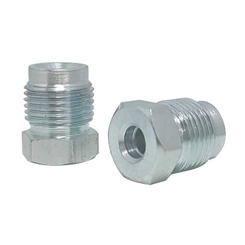 Proflow Brake Hard Line Tube Nut 9/16''-20 Steel, for 3/16 Pipe, Qty 2 - PFE362 PFE362