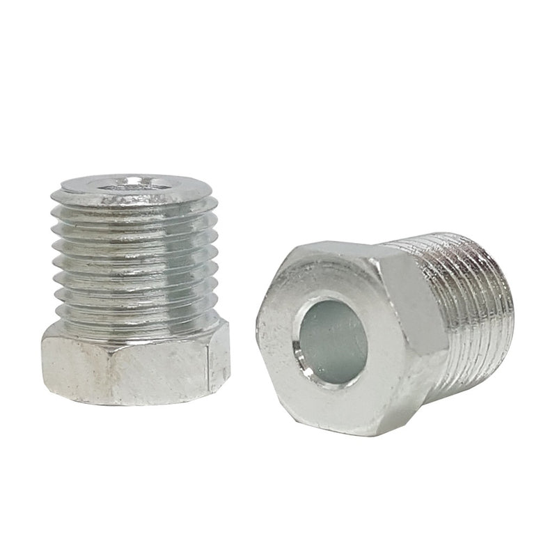 Proflow Brake Hard Line Tube Nut 1/2in. x 20 Steel, for 3/16 pipe, Qty 2 - PFE363 PFE363