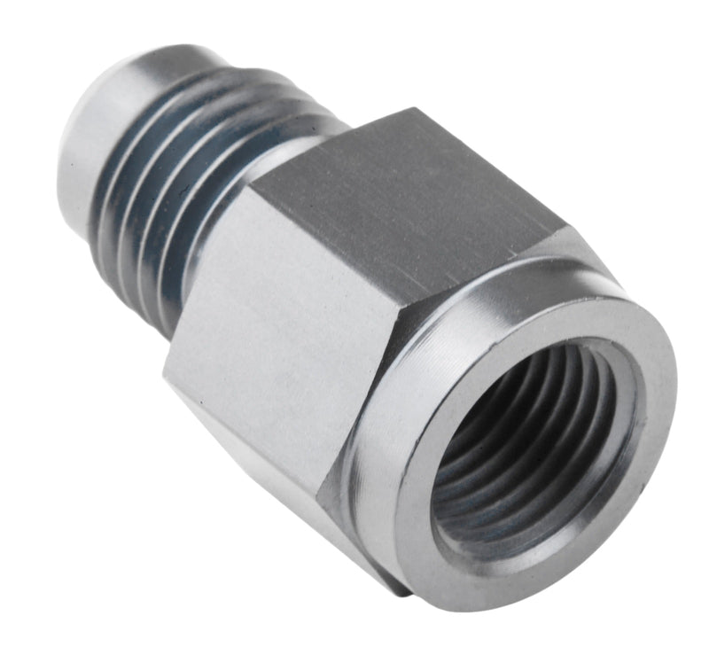 Proflow Female Adaptor 1/8in. NPT Straight To Male -03AN, Silver - PFE370-03S PFE370-03S