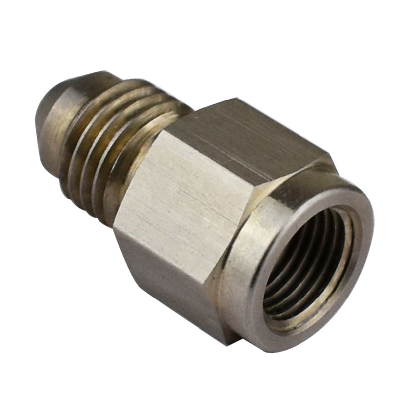 Proflow Female Adaptor 1/8in. NPT Straight To Male -04AN, Stainless - PFE370-04SS PFE370-04SS
